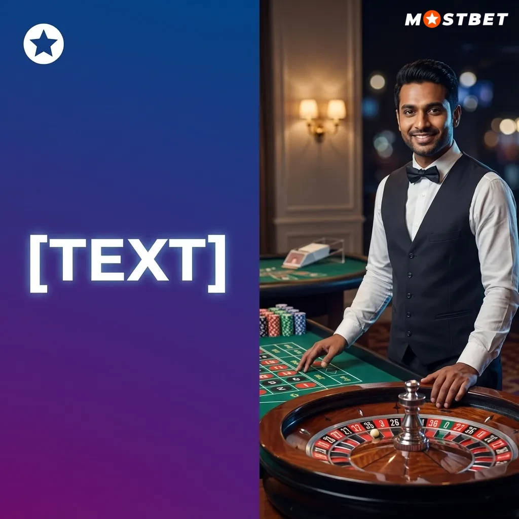 Player using Mostbet live casino on phone, watching real dealer at HD roulette and card tables in studio setting